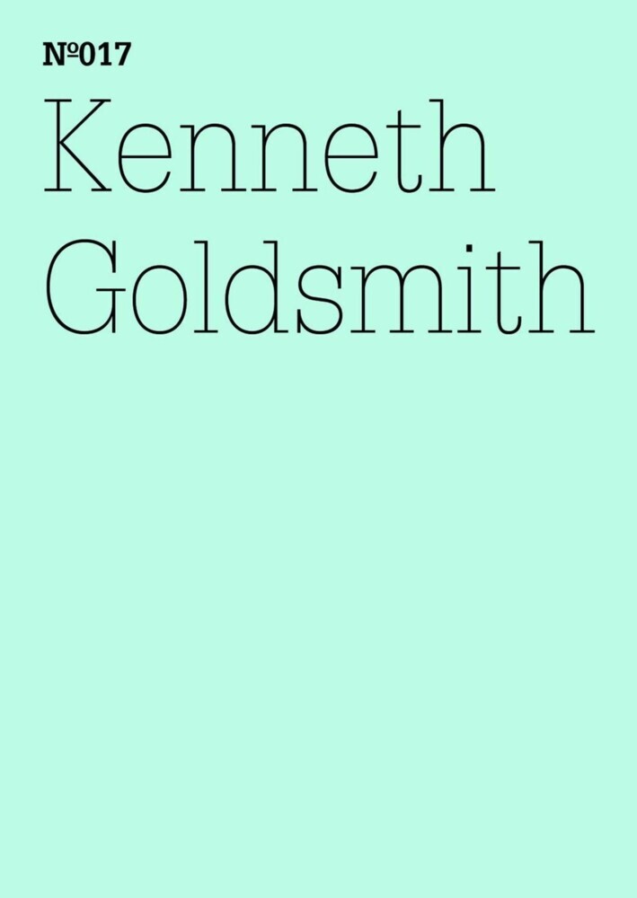 Kenneth Goldsmith main product photo