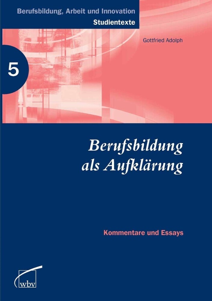 Berufsbildung als Aufklärung main product photo