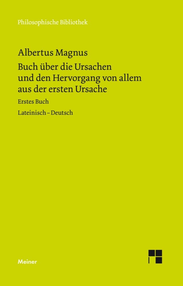 Buch über die Ursachen und den Hervorgang von allem aus der ersten Ursache. 1. Buch main product photo