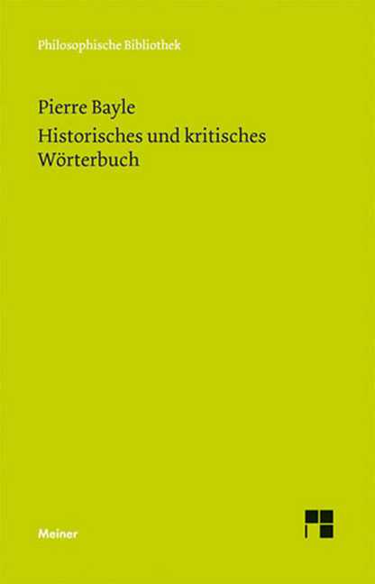Historisches und kritisches Wörterbuch main product photo