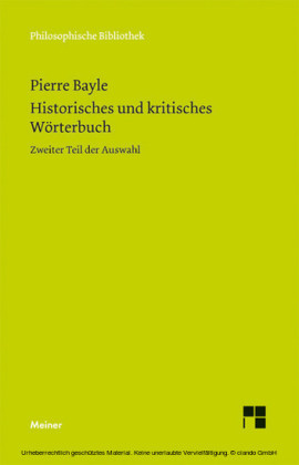 Historisches und kritisches Wörterbuch