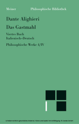 Das Gastmahl. Viertes Buch