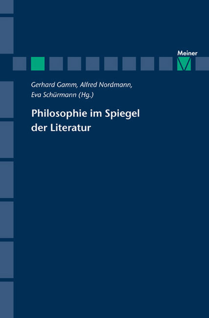 Philosophie im Spiegel der Literatur main product photo