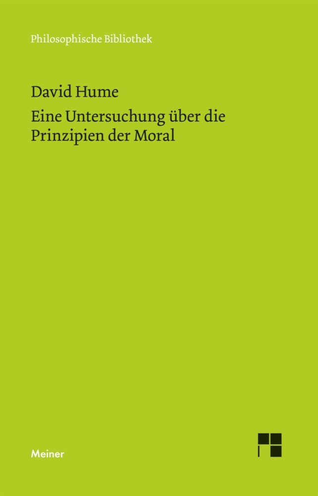 Eine Untersuchung über die Prinzipien der Moral main product photo