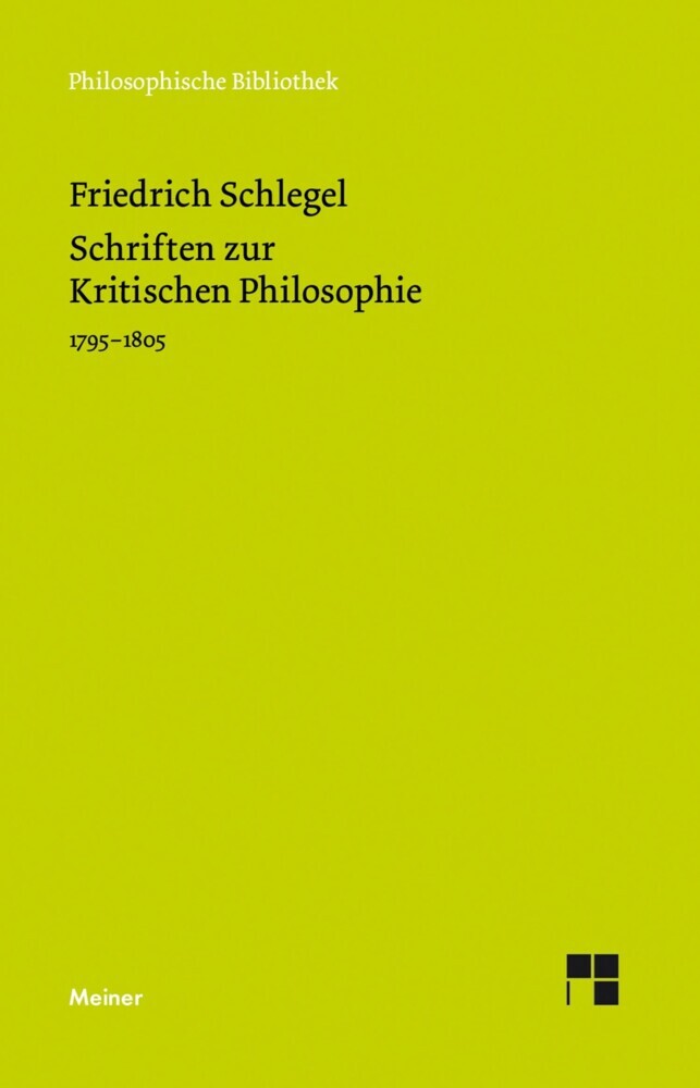 Schriften zur Kritischen Philosophie main product photo