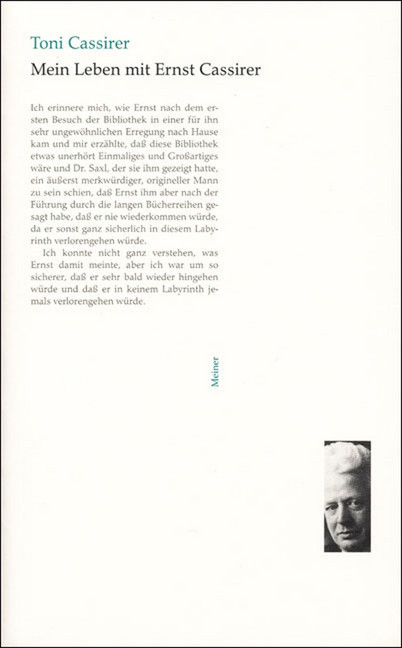 Mein Leben mit Ernst Cassirer main product photo