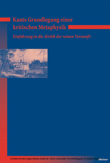 Kants Grundlegung einer kritischen Metaphysik main product photo