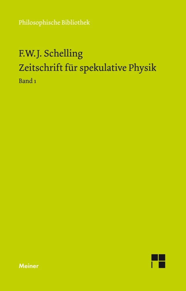 Zeitschrift für spekulative Physik Teilband 1. Bd.1 main product photo