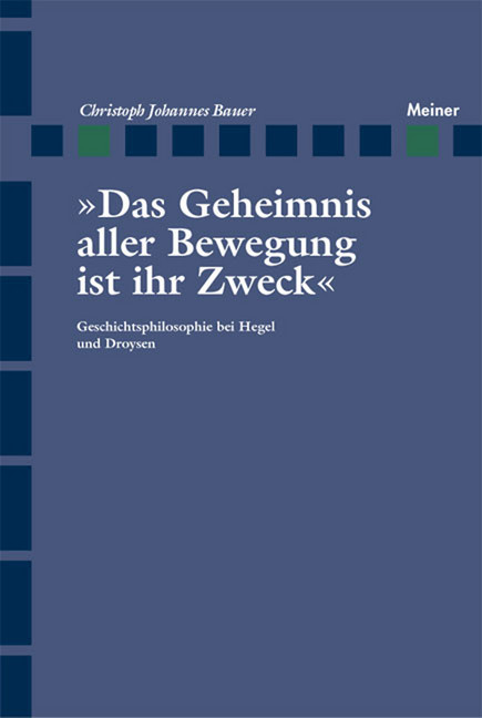 Das Geheimnis aller Bewegung ist ihr Zweck main product photo