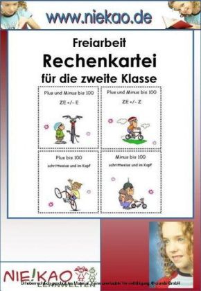 Freiarbeit - Rechenfertigkeit mit Erfolg trainieren Kl. 2