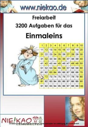 Freiarbeit - Kartei Einmaleins mit Erfolg trainieren