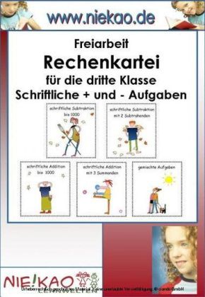 Freiarbeit - Schriftliches Rechnen trainieren Kl. 3