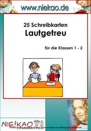 Mit Strategien schreiben lernen - Schreibkarten lautgetreu