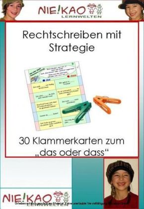 Klammerkarten zur Unterscheidung von das und dass