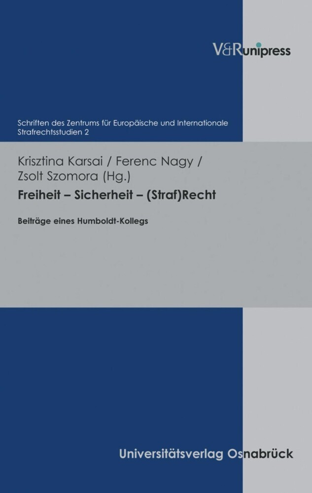 Freiheit - Sicherheit - (Straf)Recht main product photo