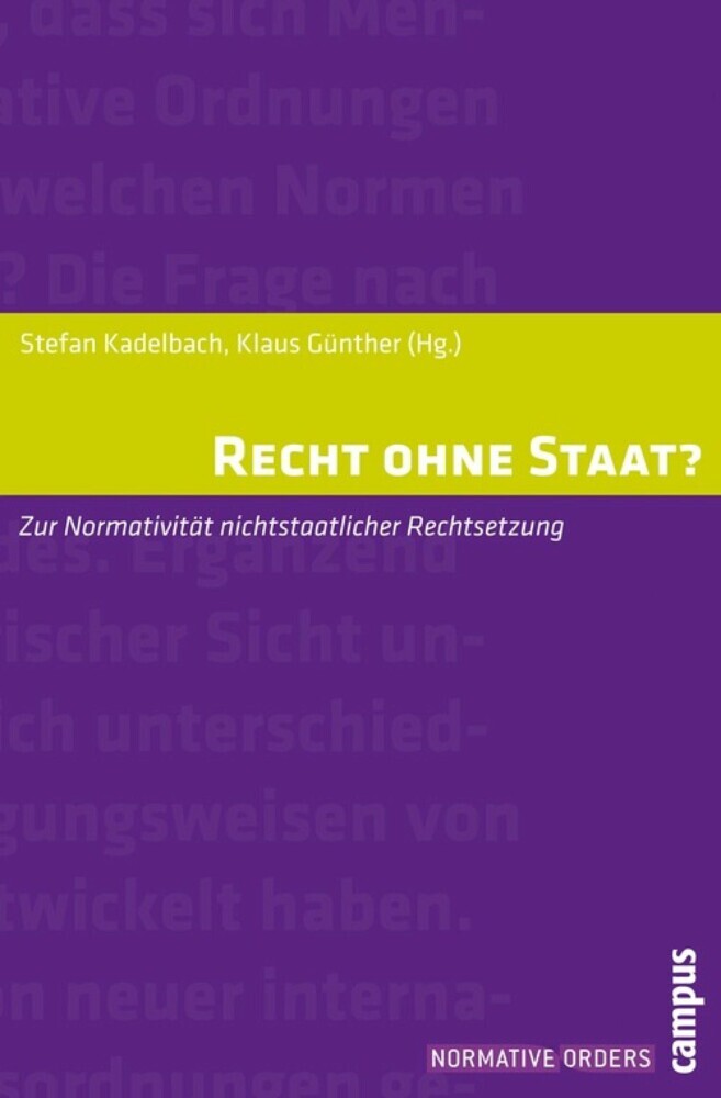 Recht ohne Staat? main product photo