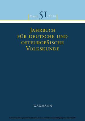 Jahrbuch für deutsche und osteuropäische Volkskunde