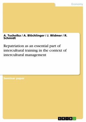 Repatriation as an essential part of  intercultural training in the context of intercultural management