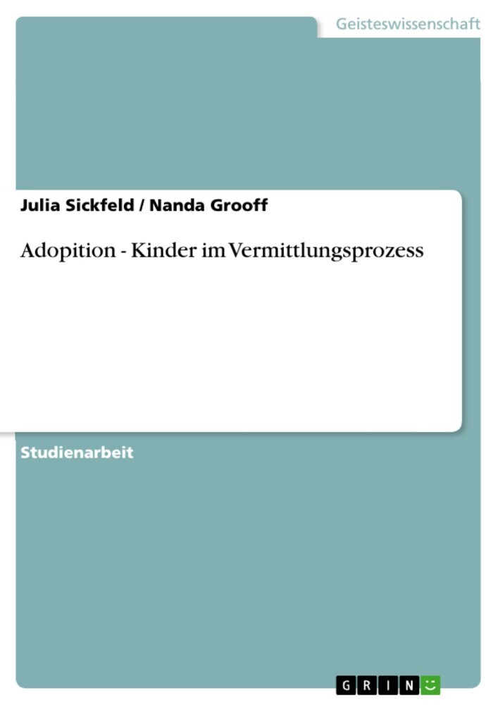 Adopition - Kinder im Vermittlungsprozess main product photo
