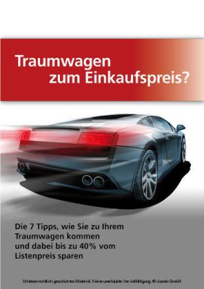 Traumwagen zum Einkaufspreis