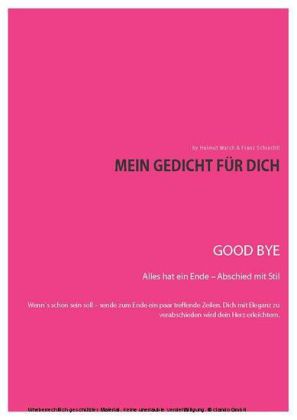 Mein Gedicht für Dich