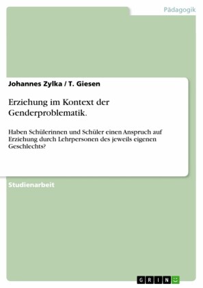 Erziehung im Kontext der Genderproblematik