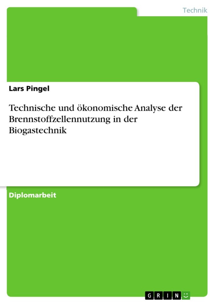 Technische und ökonomische Analyse der Brennstoffzellennutzung in der Biogastechnik main product photo