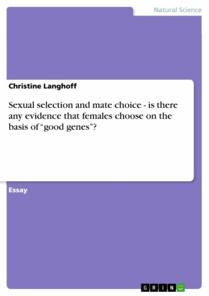 Sexual selection and mate choice