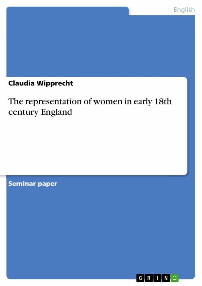 The representation of women in early 18th century England main product photo