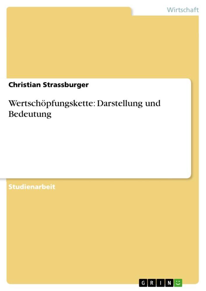 Wertschöpfungskette: Darstellung und Bedeutung main product photo