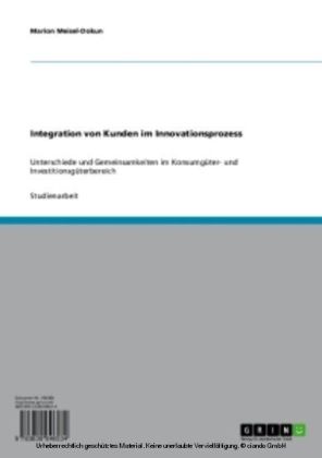 Integration von Kunden im Innovationsprozess