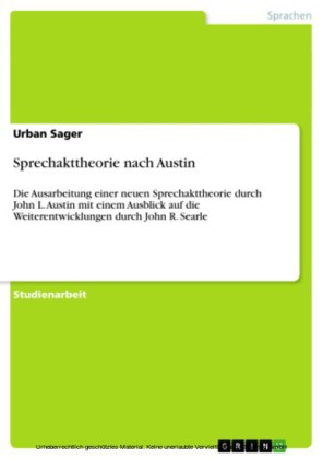 Sprechakttheorie nach Austin
