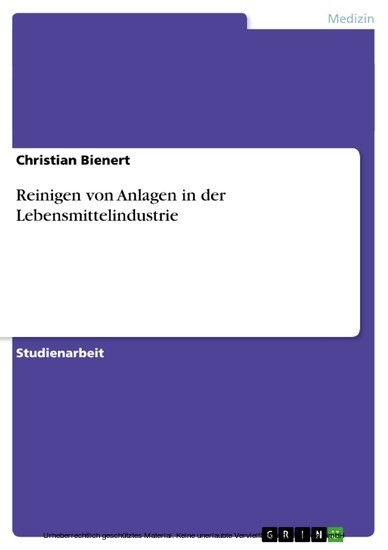 Reinigen von Anlagen in der Lebensmittelindustrie main product photo