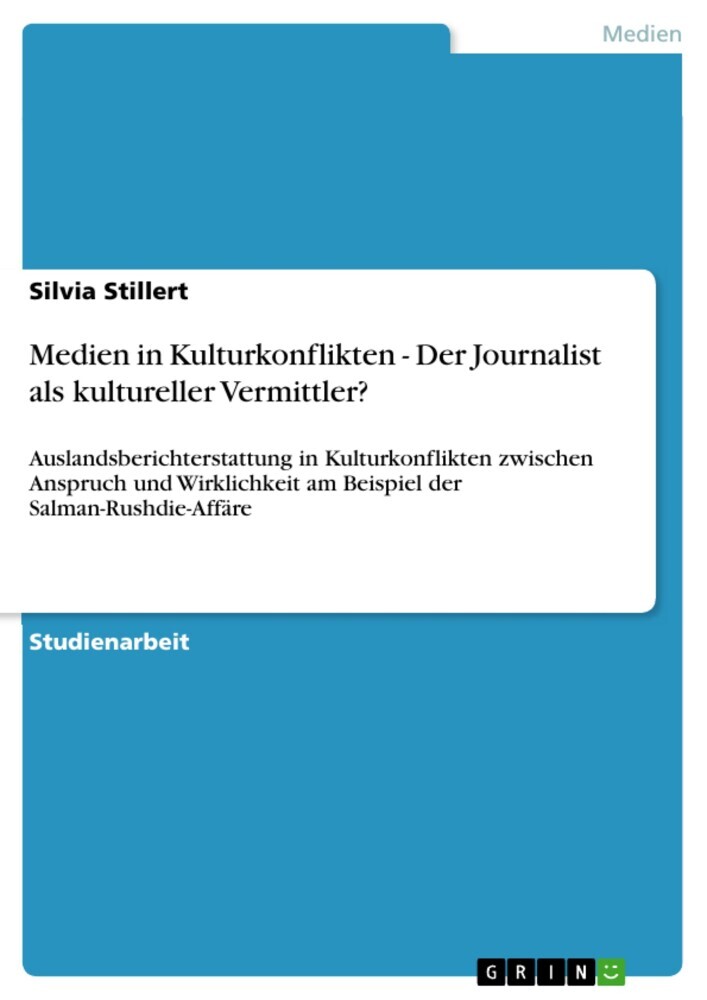 Medien in Kulturkonflikten main product photo