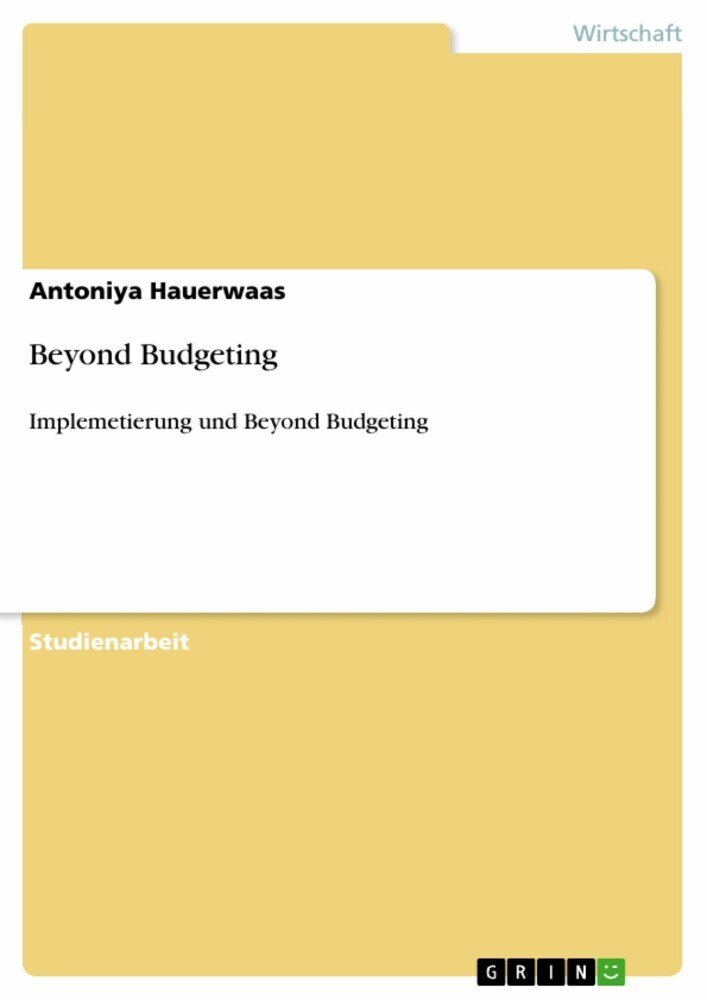 Beyond Budgeting main product photo