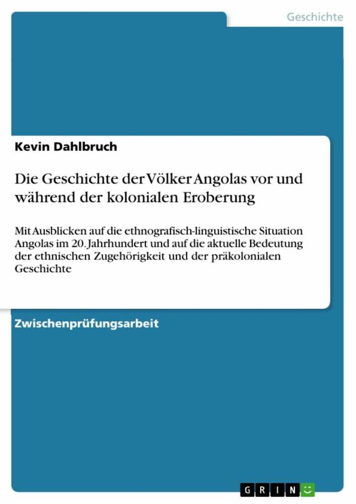 Die Geschichte der Völker Angolas vor und während der kolonialen Eroberung main product photo