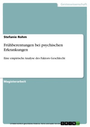 Frühberentungen bei psychischen Erkrankungen