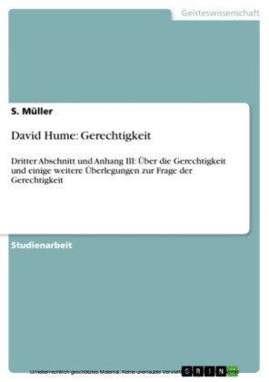 David Hume: Gerechtigkeit