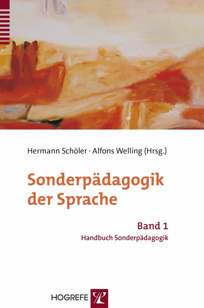 Sonderpädagogik der Sprache main product photo