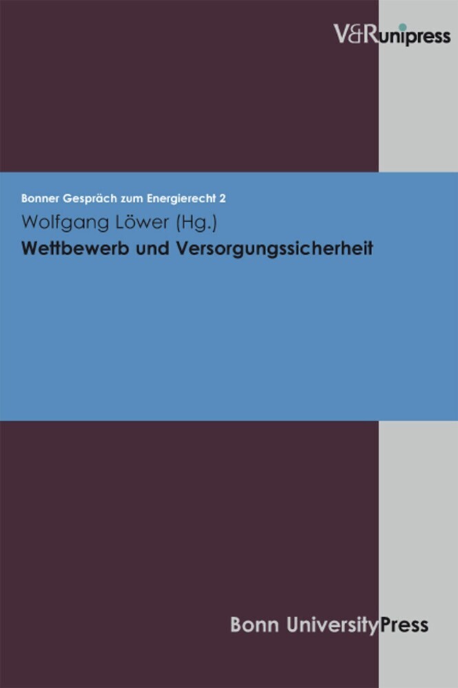 Wettbewerb und Versorgungssicherheit main product photo