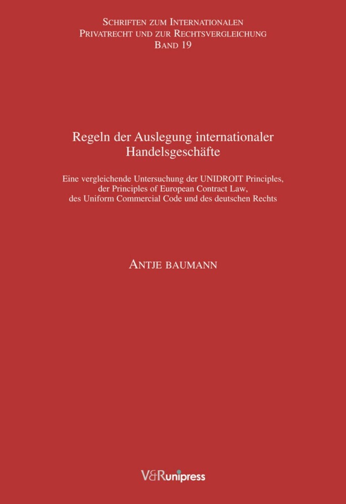Regeln der Auslegung internationaler Handelsgeschäfte main product photo