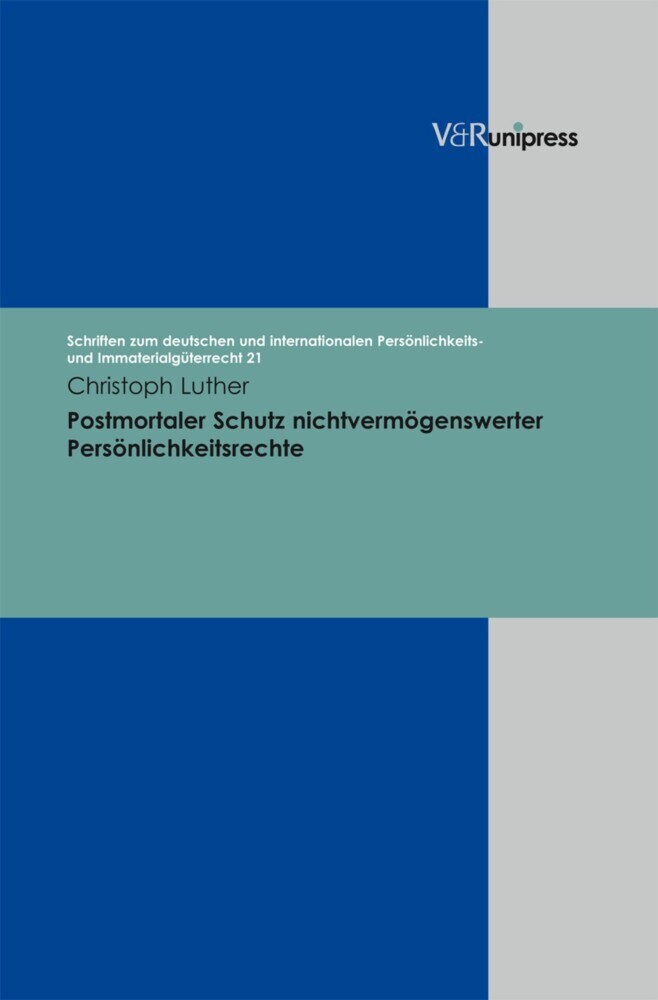 Postmortaler Schutz nichtvermögenswerter Persönlichkeitsrechte main product photo