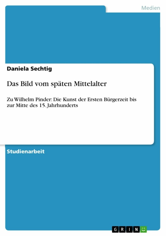 Das Bild vom späten Mittelalter main product photo