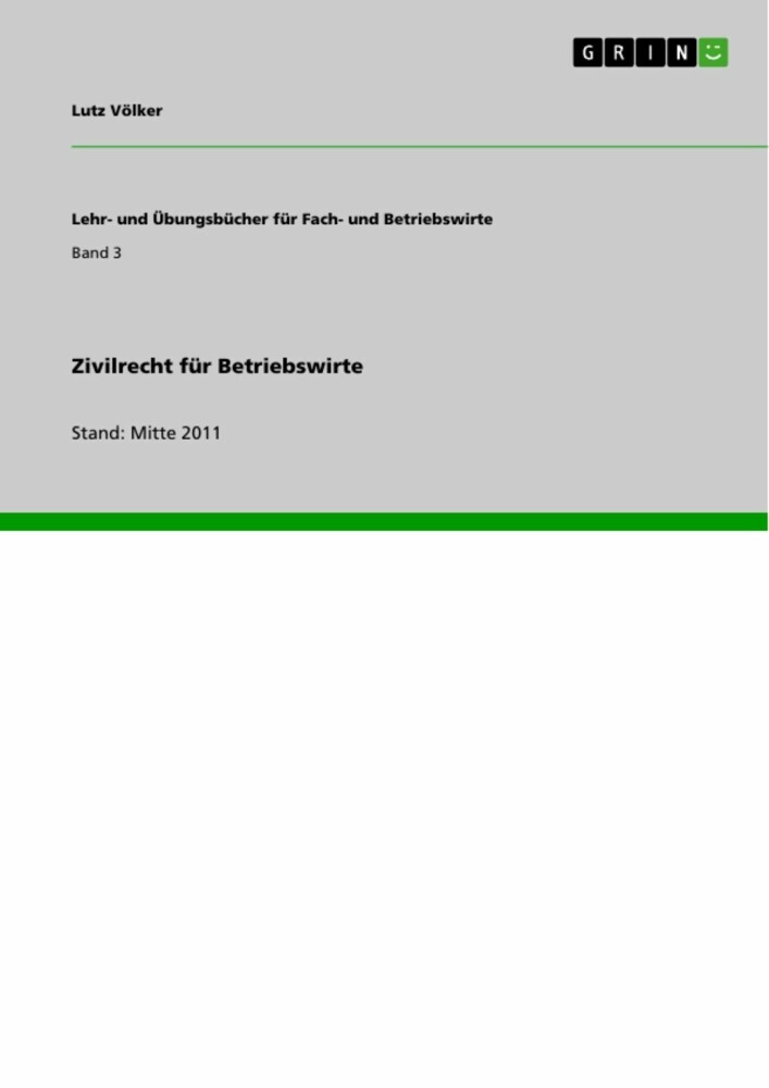 Zivilrecht für Betriebswirte main product photo
