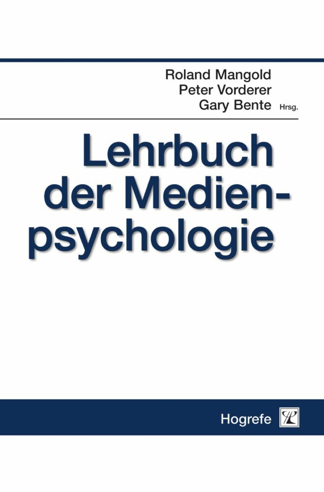 Lehrbuch der Medienpsychologie main product photo