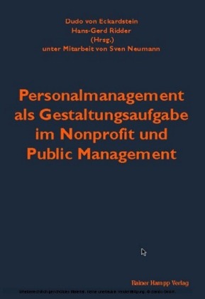 Personalmanagement als Gestaltungsaufgabe im Nonprofit und Public Management