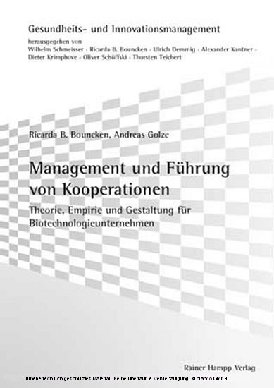 Management und Führung von Kooperationen main product photo
