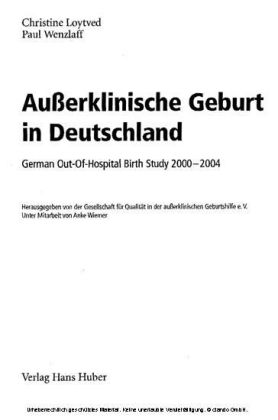 Außerklinische Geburt in Deutschland