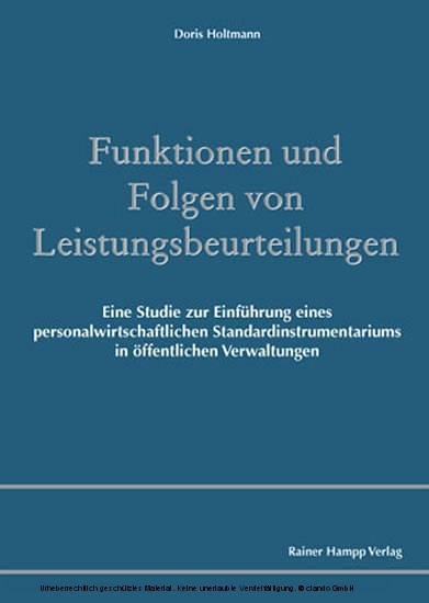 Funktionen und Folgen von Leistungsbeurteilungen main product photo