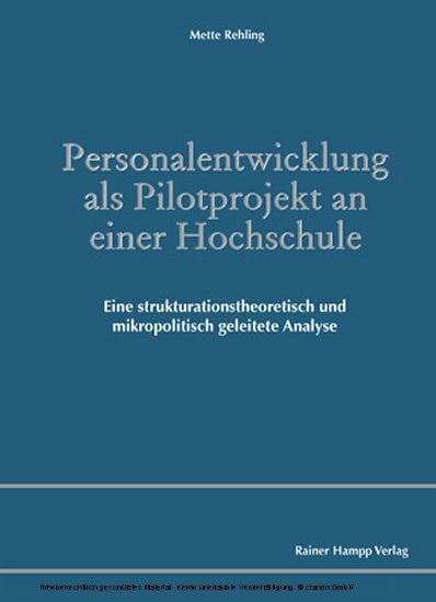 Personalentwicklung als Pilotprojekt an einer Hochschule main product photo